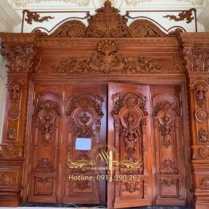 Mẫu cánh cửa và phào cửa Ms: 08