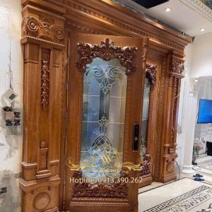 Mẫu cánh cửa và phào cửa Ms: 09