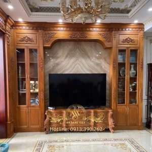 Mẫu vách tivi Ms: 01