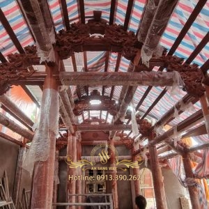 Thi công nhà gỗ cỗ truyền Ms: 02