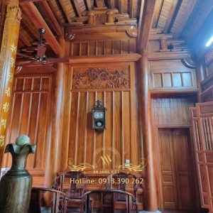 Thi công nhà gỗ cỗ truyền Ms: 05