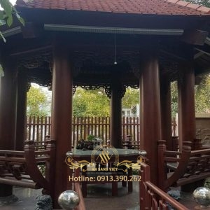 Thi công nhà gỗ cỗ truyền Ms: 08