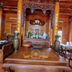 Thi công nhà gỗ cỗ truyền Ms: 10
