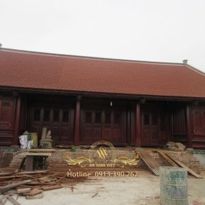 Thi công nhà gỗ cỗ truyền Ms: 13