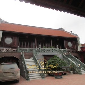 Thi công nhà gỗ cỗ truyền Ms: 14